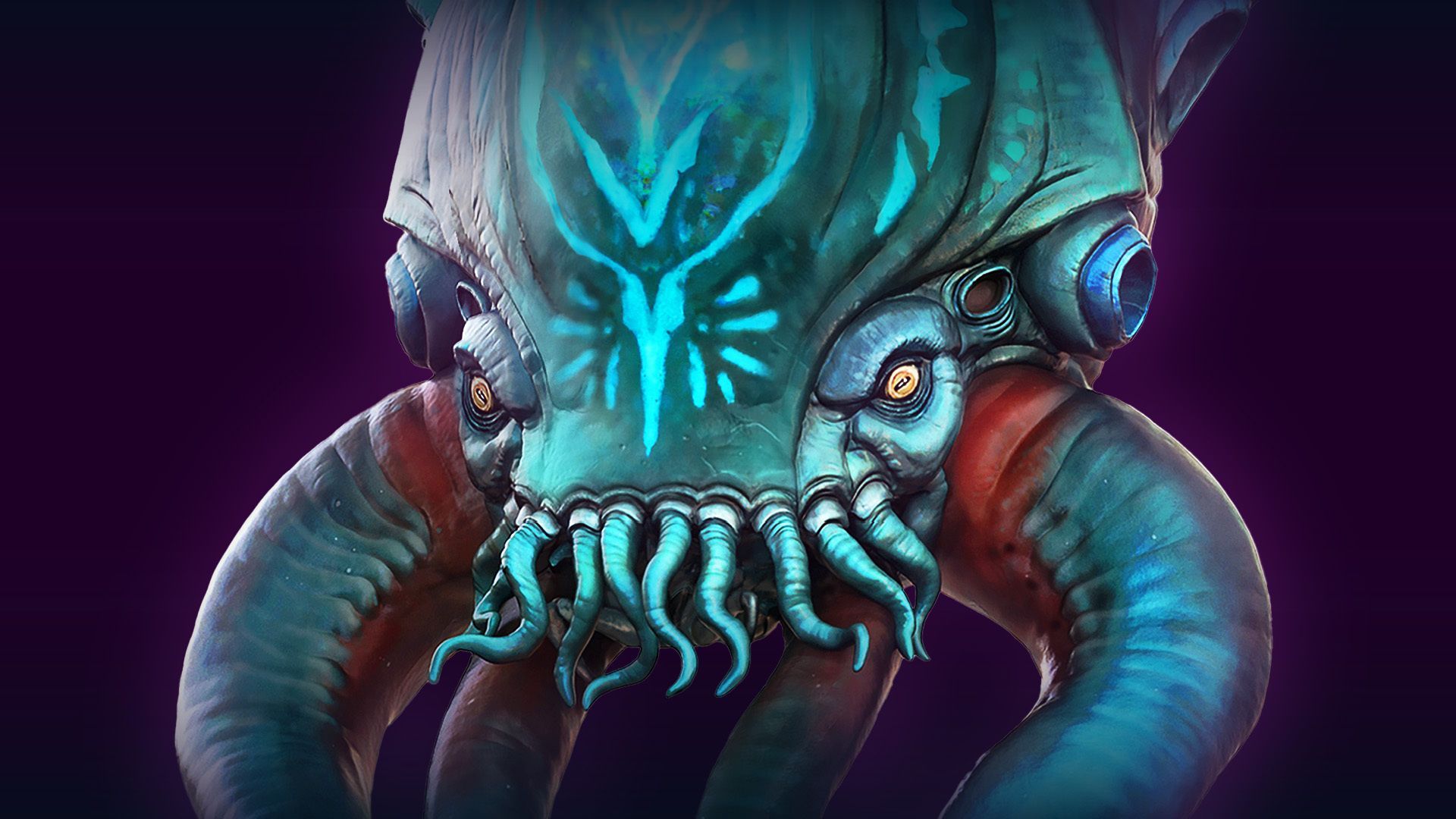 Official Subnautica 2 artwork featuring the Collector Leviathan.